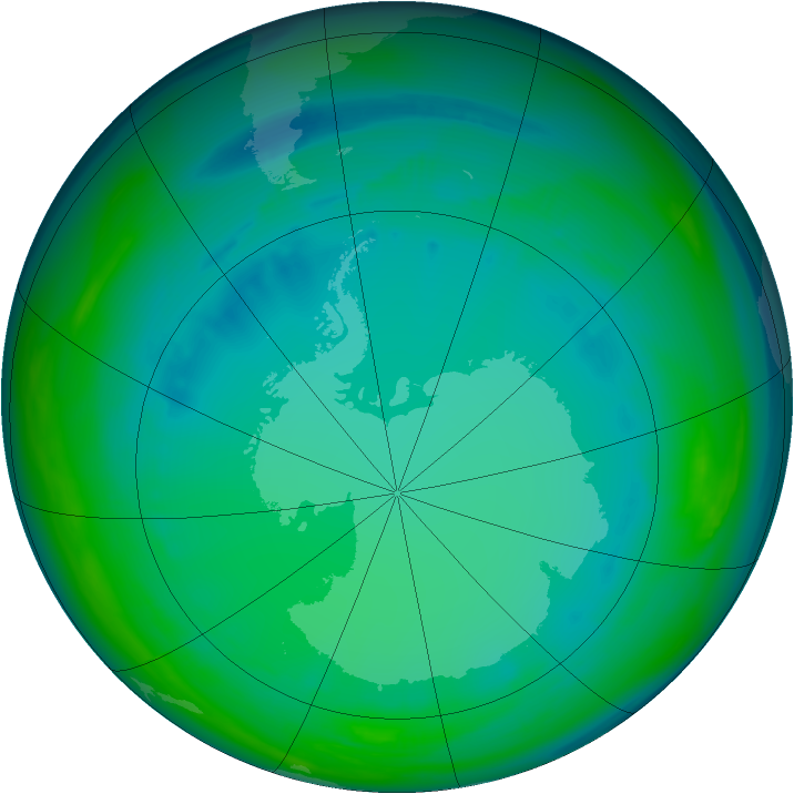 Ozone Map 2005-07-24